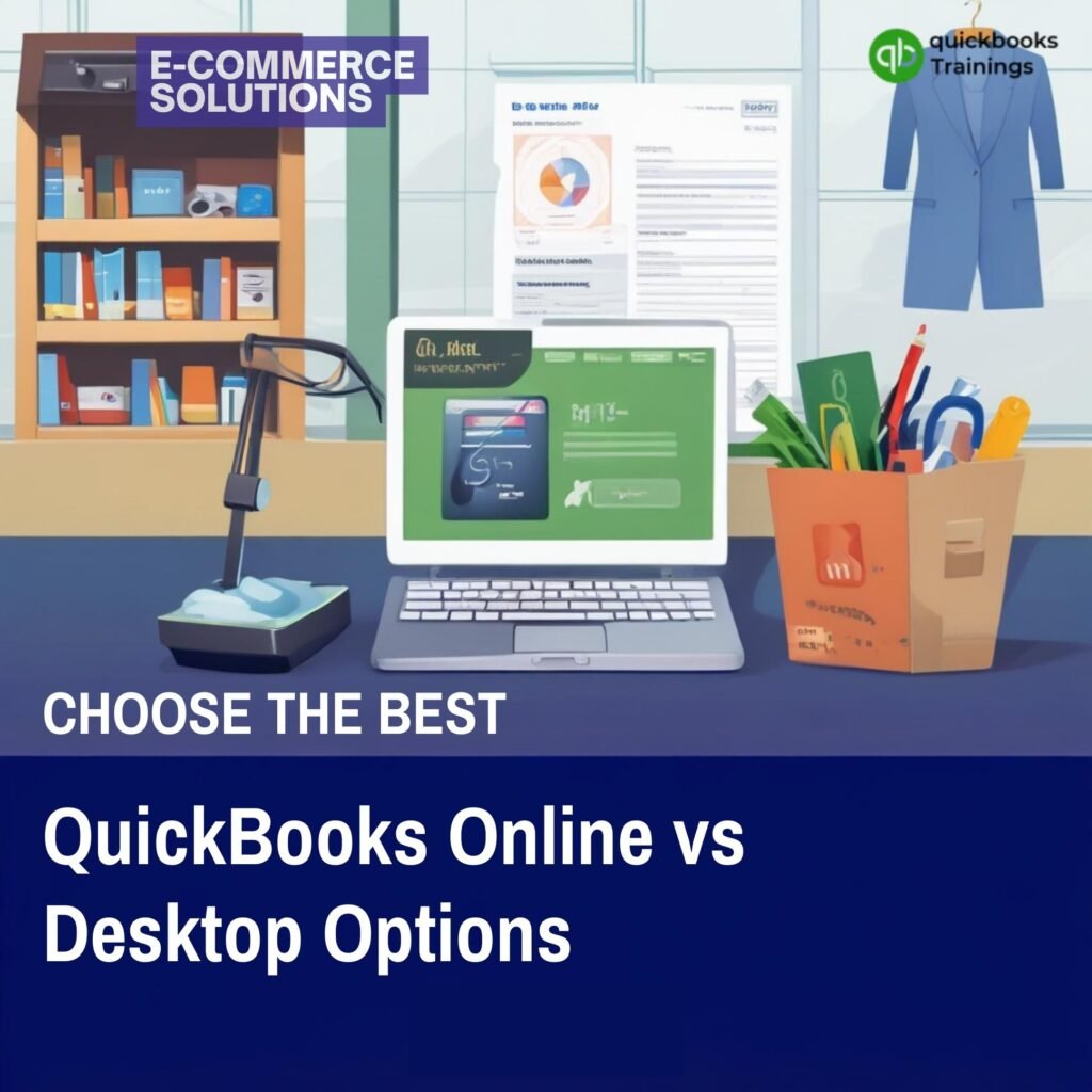 QuickBooks Online vs QuickBooks Desktop for E-commerce Businesses