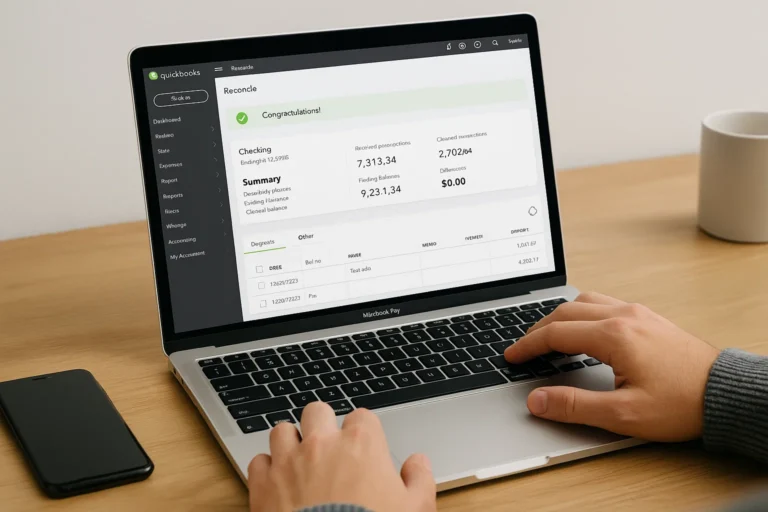 How to Reconcile Accounts in QuickBooks Online
