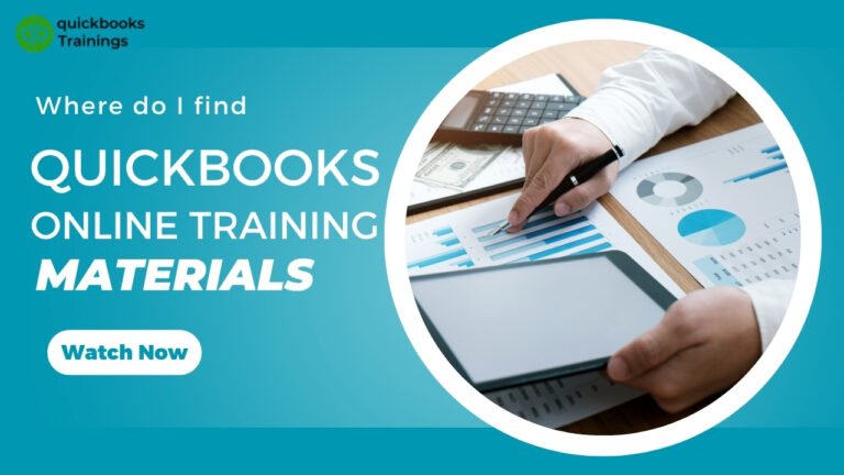 Where do I find QuickBooks online training materials